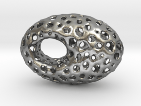 Netted Egg in Natural Silver