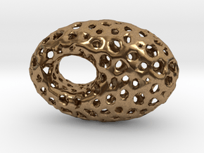 Netted Egg in Natural Brass