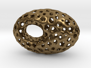 Netted Egg in Natural Bronze