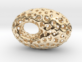 Netted Egg in 14K Yellow Gold