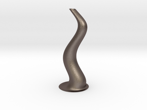 CyVase in Polished Bronzed Silver Steel