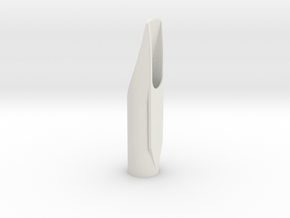 Tenor sax mouthpiece (classical) in White Natural Versatile Plastic