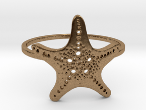 Starfish Ring Size 7 in Natural Brass: 7 / 54