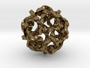 Knot Berry in Polished Bronze (Interlocking Parts)