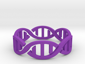 DNA Ring Size 7 in Purple Processed Versatile Plastic: 7 / 54