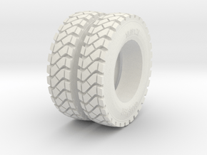 1-24_tire_for Charlie_4 in White Natural Versatile Plastic