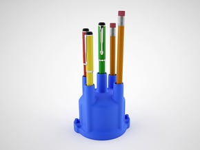 Distributor Pen Holder  in Blue Processed Versatile Plastic