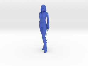 1/10 Lady with Sword  in Blue Processed Versatile Plastic