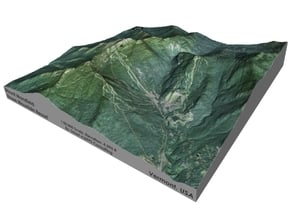 Mount Mansfield / Stowe Mountain: 6" in Full Color Sandstone