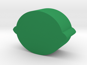 Citrus Game Piece in Green Processed Versatile Plastic