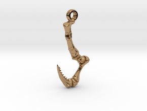 Pudge's Dragonclaw Hook from DOTA 2 in Polished Brass