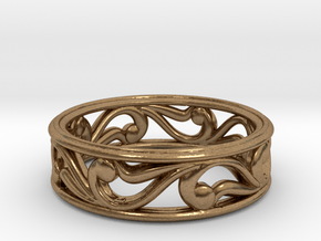 Bracelet "Move" in Natural Brass: Small