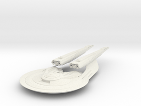 Federation Wilson Class VII A  Destroyer in White Natural Versatile Plastic