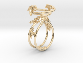 Lvy Climbs On Gem in 14K Yellow Gold