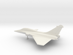 Dassault Rafale B in White Natural Versatile Plastic: 1:160 - N