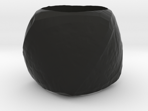 Ring size 7 in Black Premium Versatile Plastic: Medium