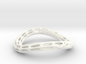 BENTorus_08_fixed_mesh in White Processed Versatile Plastic
