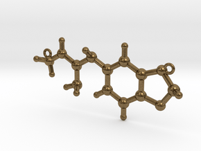 XTC / MDMA Pendant in Natural Bronze