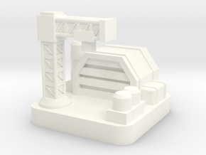 Mini Space Program, Base Factory in White Processed Versatile Plastic