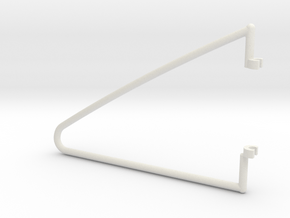  fold  hanger left in White Natural Versatile Plastic