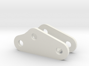 Longer mount leaf spring mount D90 Gmade Sawback in White Natural Versatile Plastic