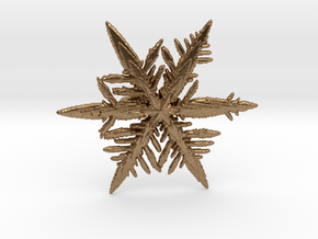 Snowflake pendent, just in time for Frozen season in Natural Brass