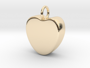 Candy Heart Pendant in 14K Yellow Gold