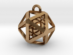 Caged Ball in Polished Brass (Interlocking Parts)