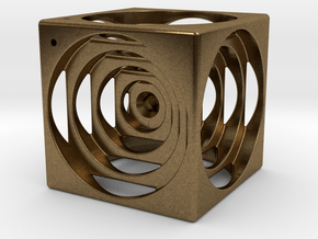 think outside the cube in Natural Bronze