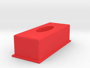 面紙盒.stl in Red Processed Versatile Plastic