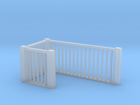 HO Scale upper railings 2 in Smoothest Fine Detail Plastic