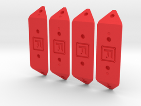DIY Frebird Puzzle Single joints Kit GAMMA 30 in Red Processed Versatile Plastic