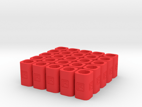 DIY Frebird Desktop Pencil Holder - 25 pack in Red Processed Versatile Plastic