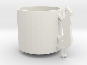 Tiger Cup in White Natural Versatile Plastic