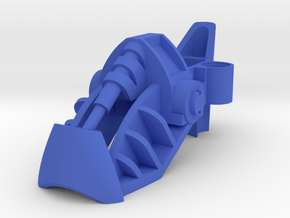 Custom Metru Foot in Blue Processed Versatile Plastic