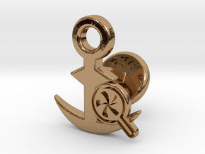 Cufflinks - Do your Rubesty! in Polished Brass