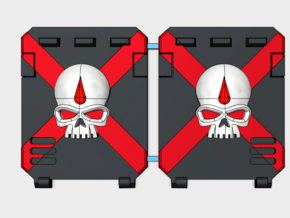 Death Team : Standard APC Side Doors in Tan Fine Detail Plastic