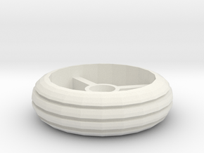 Coaster in White Natural Versatile Plastic