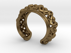 Bracelet "Wreath" in Natural Bronze: Small