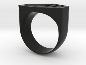 Corporal Ring in Black Natural Versatile Plastic