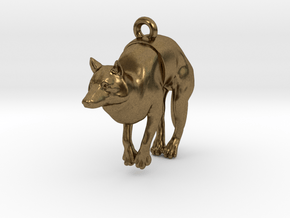 Pendant "Dog" in Natural Bronze