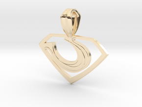 Zod Pendant - Small in 14K Yellow Gold