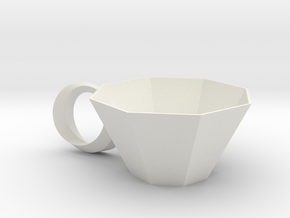 cup in White Natural Versatile Plastic