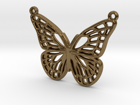 The butterfly in Natural Bronze