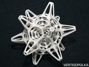 Starburst 110mm in White Natural Versatile Plastic