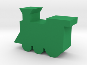 Train Game Piece in Green Processed Versatile Plastic