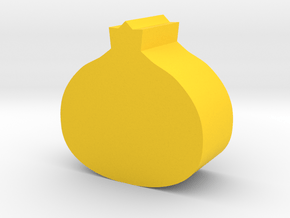 Onion Game Piece in Yellow Processed Versatile Plastic