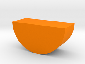 Orange Wedge Game Piece in Orange Processed Versatile Plastic