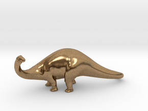 Apatosaurus in Natural Brass