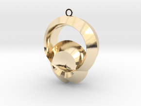 Protection of shell in 14K Yellow Gold